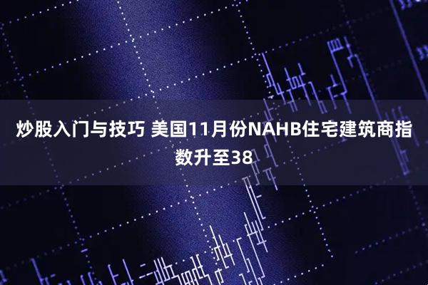 炒股入门与技巧 美国11月份NAHB住宅建筑商指数升至38